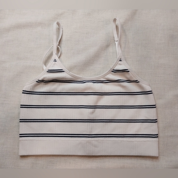 PINK Victoria's Secret Other - PINK Victoria's Secret White and Black Striped Bra